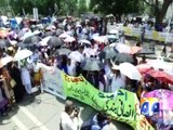 Worst traffic jam in Lahore due to street protests -01 June 2016