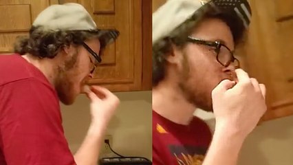 Cavs Fan Eats Shirt After Losing Warriors Bet