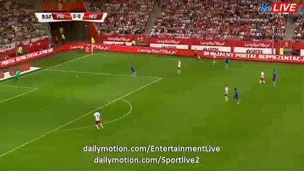 Robert Lewandowski Goal Poland 1-0 Netherlands