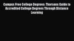 Read Book Campus Free College Degrees: Thorsons Guide to Accredited College Degrees Through