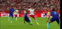Robert Lewandowski gets INJURED- Poland 0-0 Netherlands  - 01-06-2016