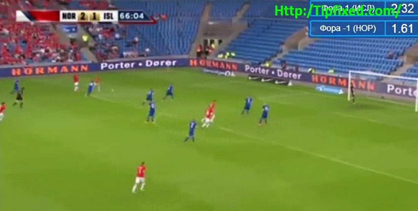Alexander Sorloth Goal HD - Norway 3-1 Iceland 01.06.2016