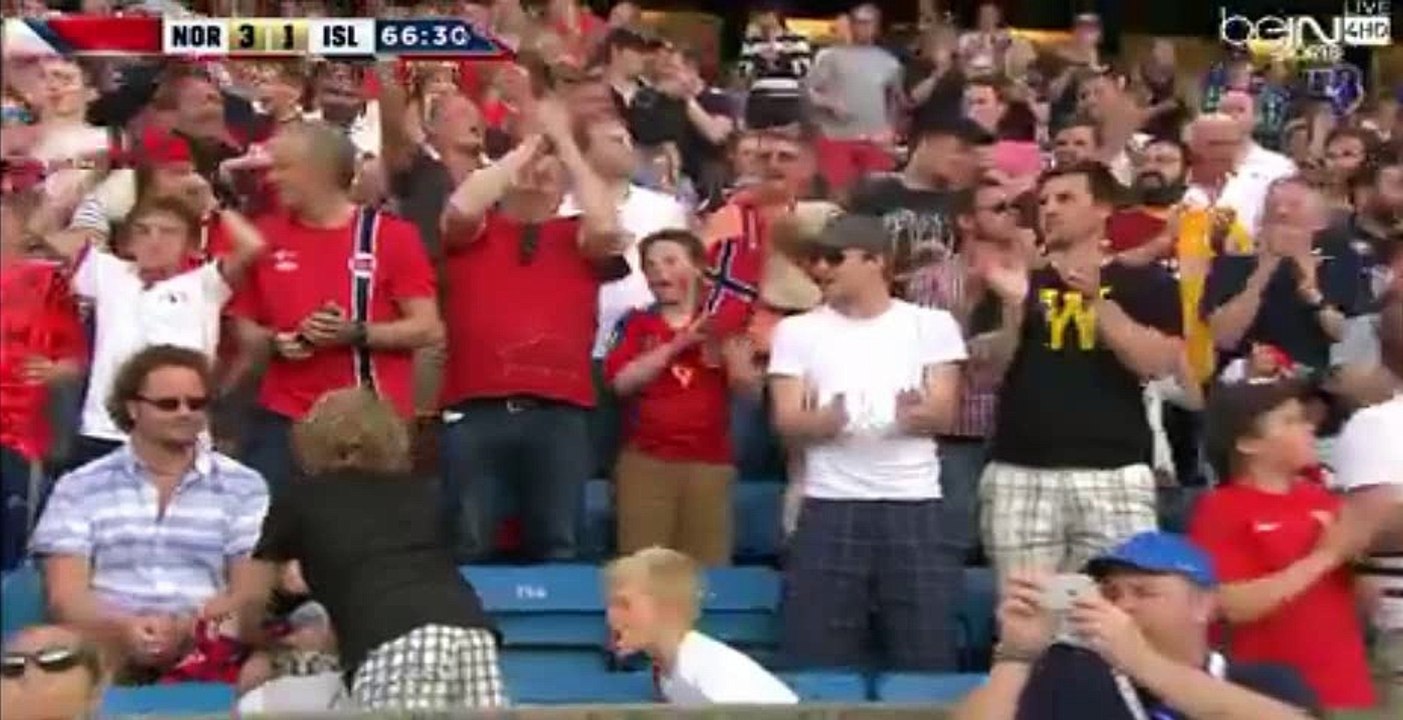 Alexander Sorloth Amazing Goal HD - Norway VS Iceland 3-1 (1.6.2016) / Friendly International Match