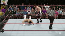 WWE 2K16 seth rollins v sami zayn