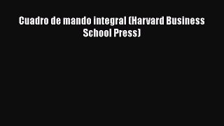 FREEDOWNLOADCuadro de mando integral (Harvard Business School Press)READONLINE