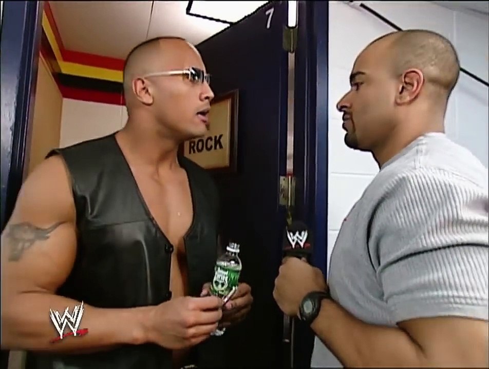 WWF The Rock makes fun of Coach 2003 HD