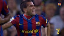 Relembre gols de Daniel Alves com a camisa do Barcelona