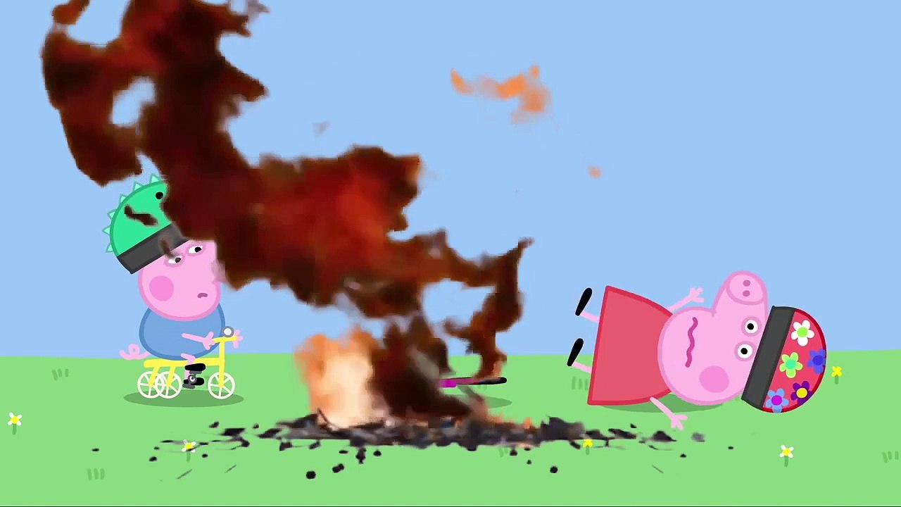 Peppa Pig- Funny Bicycle! Try to not laugh! MONTAGE!!!1