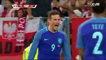 Vincent Janssen Goal HD - Poland 0-1 Netherlands - 01-06-2016 (2)