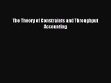 Enjoyed read The Theory of Constraints and Throughput Accounting