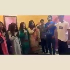 PPP Jiyali Girls making fun of National anthem