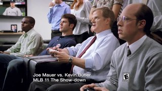 Kevin Butler PS3 commercial - MLB 11 The Show with Joe Mauer