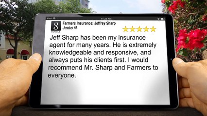 Farmers Insurance: Jeffrey Sharp EugeneGreat5 Star Review by Justus M.