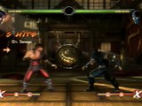 Mortal Kombat 9 -Liu Kang 42% Percent X-Ray Combo 15 Hits Non-Corner