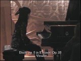Chopin Etude no.s 5-6 Op. 25 (Cecile Licad, 2006)