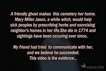 Espeluznante ente aparece mientras hombre se despedía de su madre