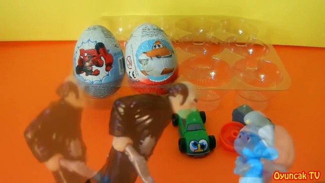 Sürpriz Yumurta Açımı Örümcek Adam, Disney Oyuncak Uçaklar, Kinder Sürpriz Yumurtalar