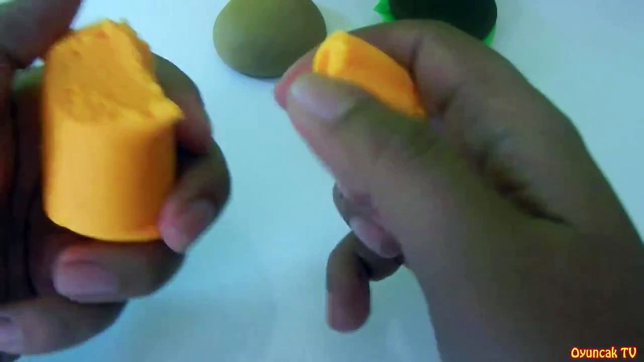 Play Doh Oyun Hamuru ile Hamburger ve Patates Kızartması Yapımı