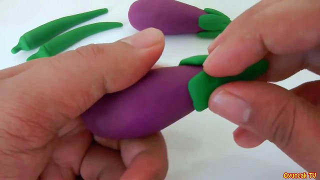 Oyun Hamuru ile Sebze Yapımı - Play Doh Vegetables
