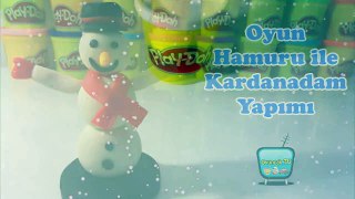 Oyun Hamuru ile Kardanadam Yapımı - Play Doh Snowman