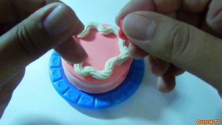 Oyun Hamuru ile Çilekli Pasta Yapımı - Play Doh Strawberry Cake