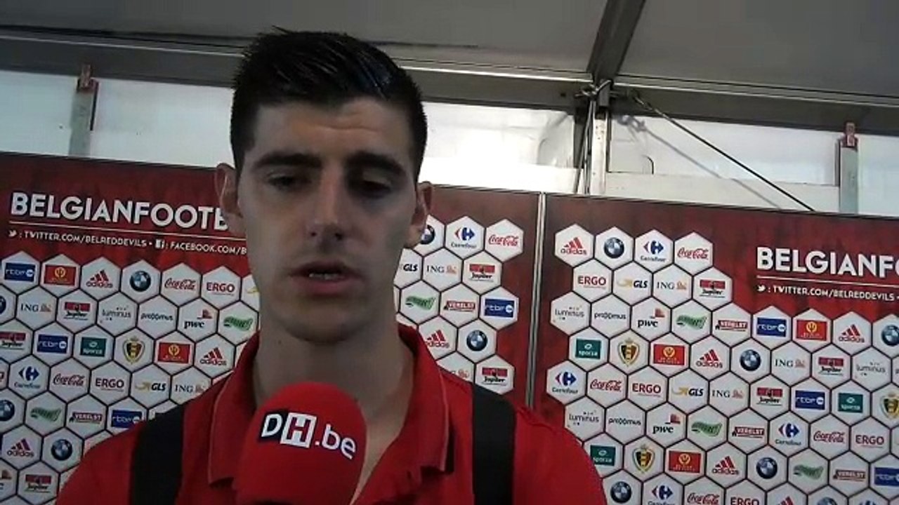 Courtois: "Ca nous remet les pieds sur terre avant l'Euro"