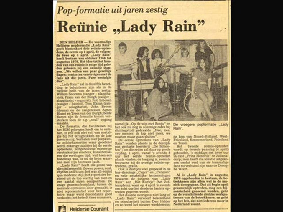 Bad moon rising - The Dutch Lady Rain