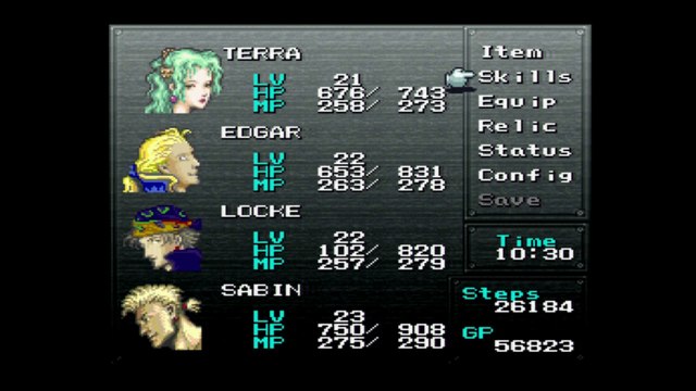 FINAL FANTASY VI [HD] PS3 WALKTHROUGH PART 41 - SEALED GATE ATMA WEAPON & KEFKA CUTSCENE