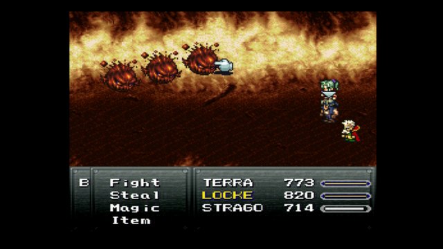 FINAL FANTASY VI [HD] PS3 WALKTHROUGH PART 46 - THAMASA BURNING HOUSE BOSS #15 (FLAME EATER)