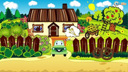 Car Cartoons for kids. Ambulance, Racing Car, Truck, Monster Truck. Adventures in the village