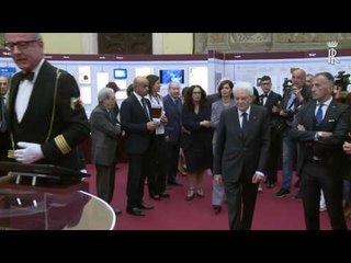Roma - Mattarella alla mostra 1946 L'anno della svolta.Le donne al voto (31.05.16)