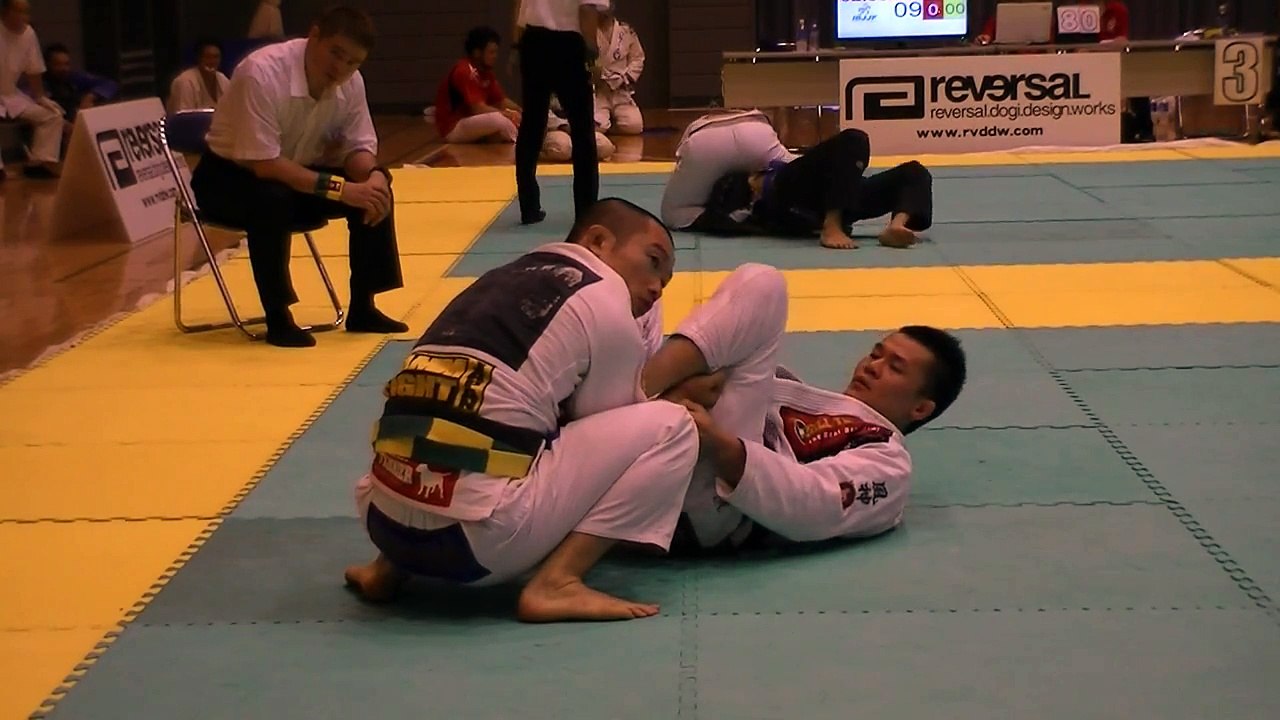 『第15回全日本ブラジリアン柔術選手権大会』アダルト黒帯フェザー級決勝戦　塚田市太郎 (DAMM FIGHT JAPAN)vs加古拓渡(グラップリングシュートボクサーズ)