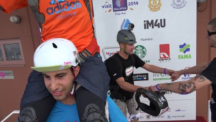 Kuala Lumpur Tower "Totem Pole" Base Jump