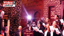 بالفيديو.. كورال كنيسة المغارة يغنى فى الاحتفال بعيد دخول المسيح مصر