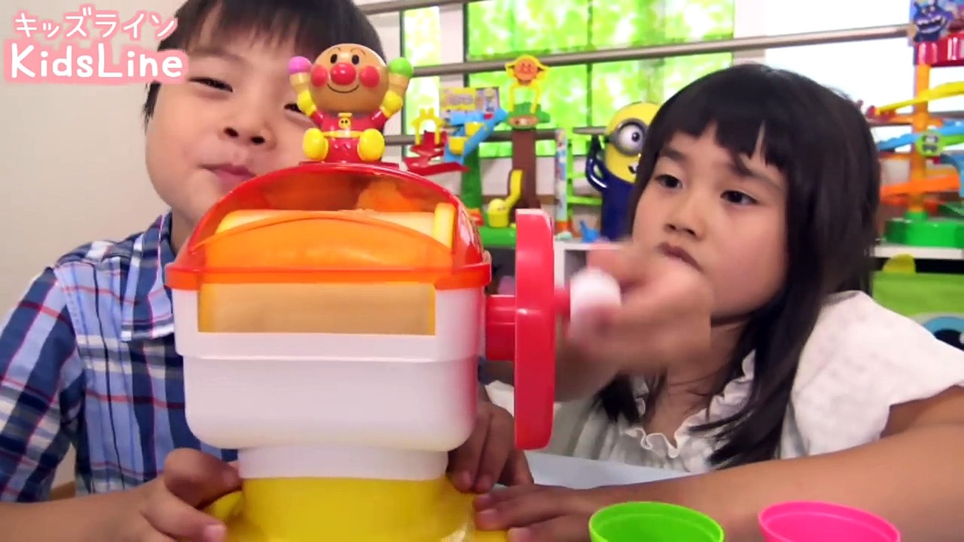 アンパンマン おもちゃ たべっ子アイスクリーム 作り ました