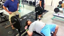 Nate 225 Lb Bench Press Test 19 Reps Video Dailymotion