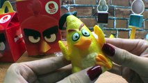 Mcdonalds toys 2016 ANGRY BIRDS happy meal unboxing - whole set collection! 