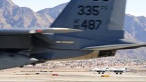 Red Flag 16-1 F-22 Raptor Stealth Tyndall Arrived at Nellis AFB HD