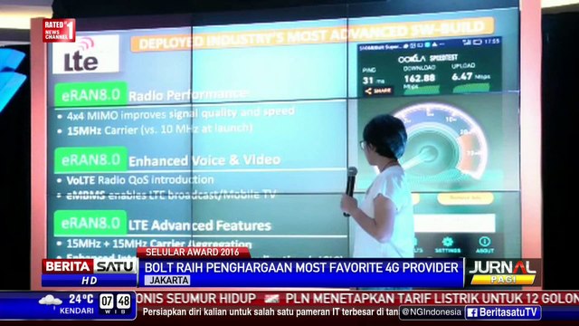 Bolt! Raih Most Favorite 4G Provider di Selular Award 2016
