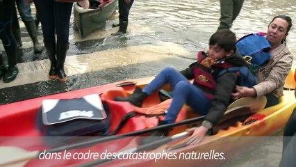 Inondations: Royal à Nemours en cours d'évacuation