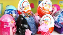 Pig George e Peppa Pig Abrindo Ovos Surpresas na casa da Família Pig Surprise Eggs Toys