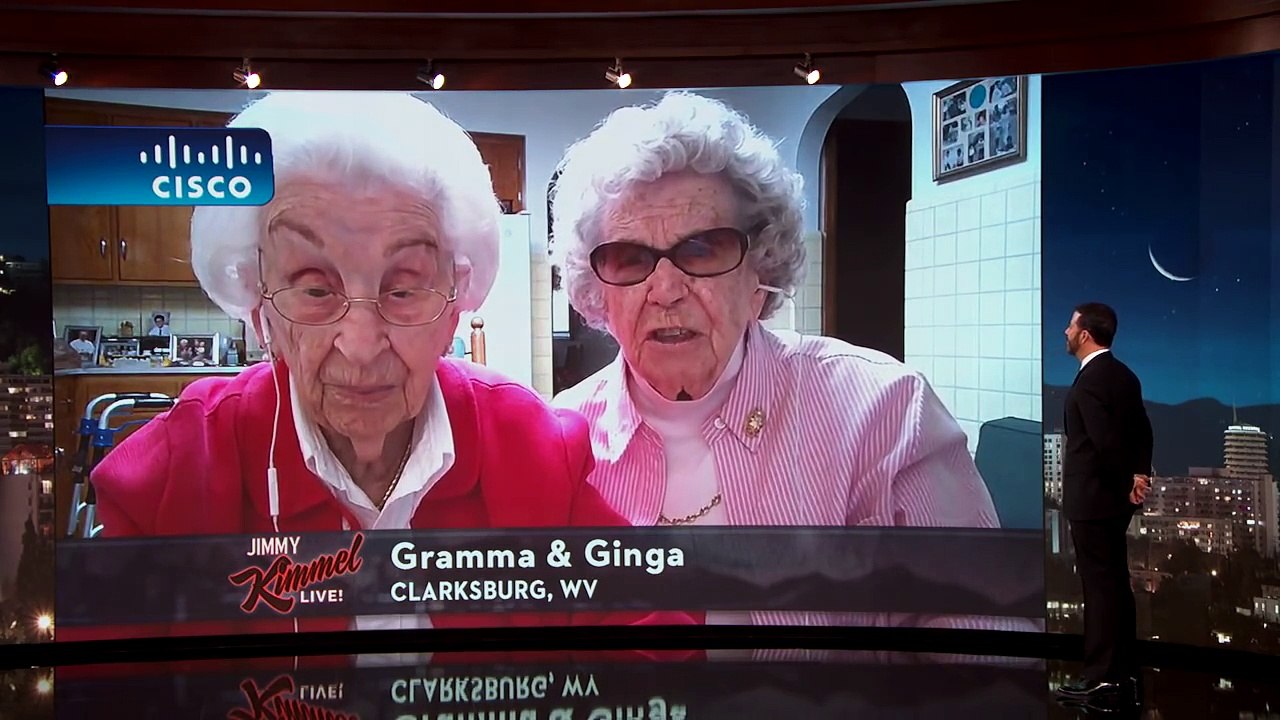 Jimmy Kimmel Interviews Gramma and Ginga - video Dailymotion