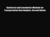 [PDF Download] Statistical and Econometric Methods for Transportation Data Analysis Second