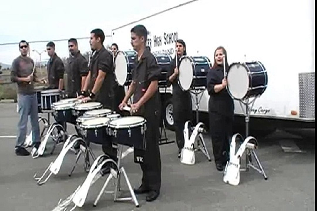 Atwater Drumline In the Lot @ Antioch 2-28-09