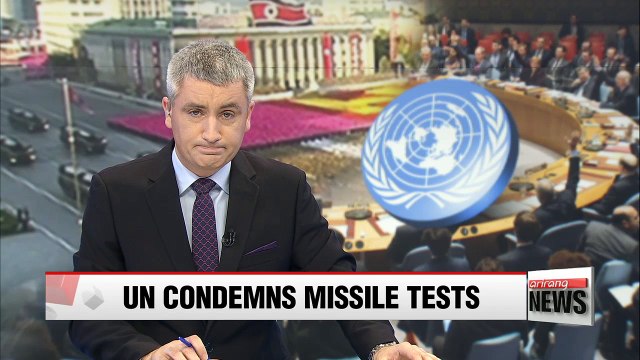 UN Security Council condemns N. Korea's recent missile tests
