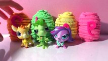 PLAY-DOH SUPRISE EGGS Mystery LPS Littlest Pet Shop Collection Playdough Toys AllToyCollec