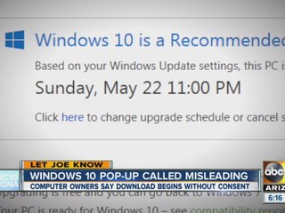 Is Windows 10 downloading itself to your computer?