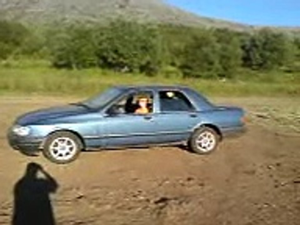 Ford sierra burning