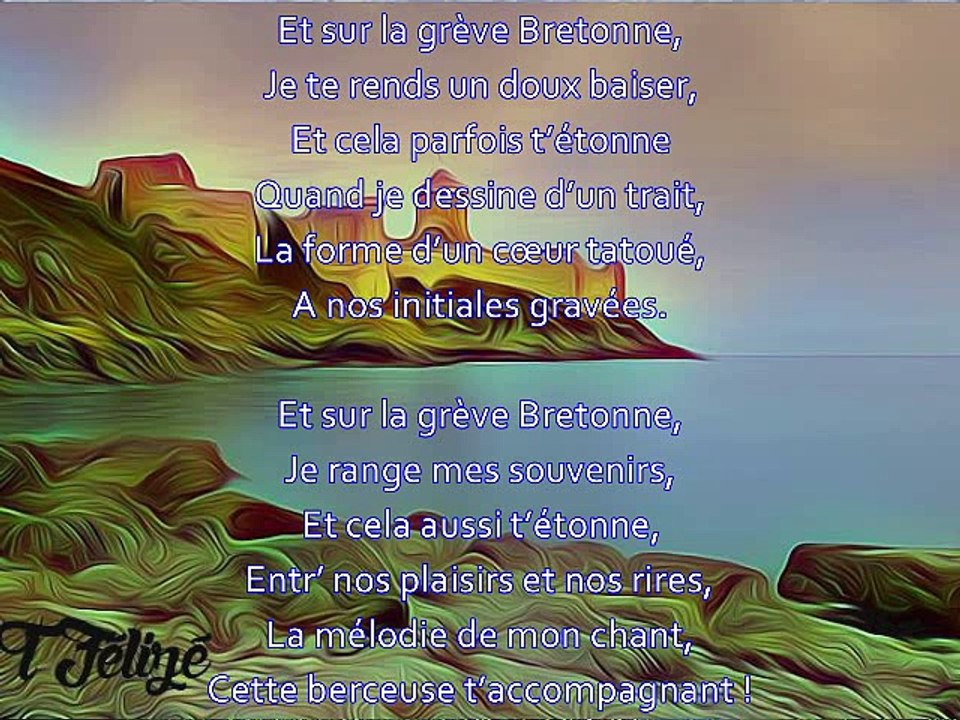 Sur la grève Bretonne