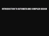 [PDF] Introduction to Automata and Compiler Design [Read]Download Book Introduction to Automata